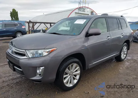 2013 Toyota Highlander Hybrid Limited V6 из США, поврежденный, VIN JTEDC3EH4D2012859